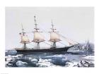 Clipper Ship ""Red Jacket"" in the ice off Cape Horn on her passage from Australia to Liverpool