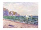 Boats below the Cliffs at Pourville, 1882