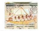 Boatmen on the Nile, from the Tomb of Sennefer