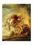Bellerophon Riding Pegasus Fighting the Chimaera