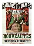 Poster advertising 'Au Paradis des Dames'