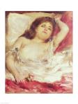 Semi-Nude Woman in Bed: The Rose, before 1872