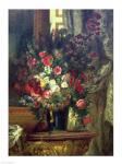 Vase of Flowers on a Console
