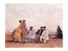 On the Beach at Trouville, c.1865