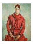 Portrait of Madame Cezanne in a Red Dress