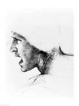 Study for the head of a soldier in 'The Battle of Anghiari'