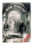 Poster advertising 'Don Carlos'