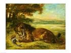 Lion and Alligator, 1863