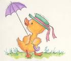 Duck With Umbrella