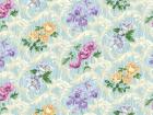 Twiggy Scroll Floral Aqua