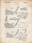 Golf Club Patent - Vintage Parchment