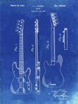 Guitar Patent - Faded Blueprint
