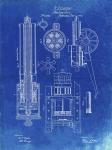 Machine Gun Patent - Faded Blueprint