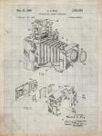 Photographic Camera Accessory Patent - Antique Grid Parchment