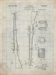 Semi-Automatic Rifle Patent - Antique Grid Parchment