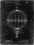 Balloon Patent - Black Grunge