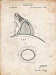 Fireman's Hat Patent - Vintage Parchment