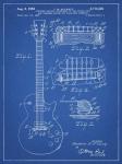Guitar & Combined Bridge & Tailpiece Therefor Patent - Blueprint