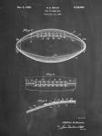 Chalkboard Football Game Ball Patent