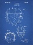 Blueprint Football Helmet 1925 Patent