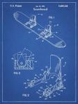 Blueprint Burton Baseless Binding 1995 Snowboard Patent