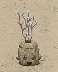 Ink Marker Bot Tree Pot