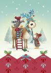 Penguin and Deer Christmas Prep