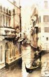 Gondoliers in Venice Vintage