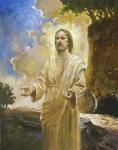 Jesus In Front Of Cave