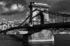 Budapest Chain Bridge BW