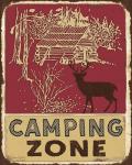 Lodge Sign - Camping Zone