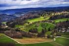 Aerial View of the Hills Near Zurich