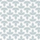 Allover Leaf Pattern Blue