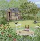 Apple Trees and Garden Table