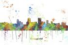 Springfield Illinois Skyline Multi Colored 1