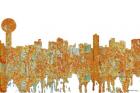 Knoxville Tennessee Skyline - Rust