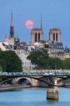 Fullmoon In Notre Dame De Paris