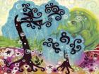 Blue Weeping Willow Whimsy I