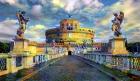 Rome Italy Castel Sant Angelo Mausoleum of Hadrian