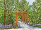 Clarksburg - The Old Bridge In Spring