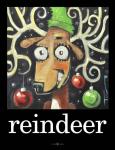 Reindeer Poster