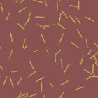 Marsala Golden Matchstick Confetti