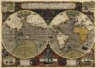 Hondius map of the World 1595