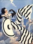 1933 French Art Deco Fashion Art