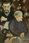 Utrillo with his Grandmother and Dog, 1910