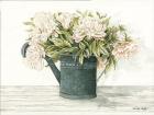 Galvanized Watering Can Peonies