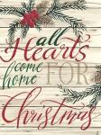 All Hearts Come Home for Christmas Shiplap