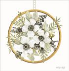Geometric Circle Muted Floral