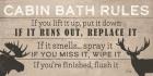 Cabin Bath Rules