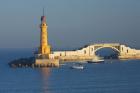 Lighthouse, Alexandria, Mediterranean Sea, Egypt